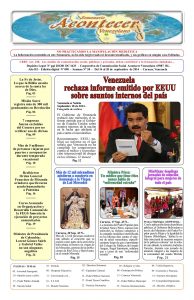 Semanario Acontecer Venezolano edición Nº 90