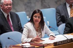 Security Council meeting: Maintenance of international peace and security - Respect for the principles and purposes of the Charter of the United Nations as a key element for the maintenance of international peace and security. Letter dated 1 February 2016 from the Permanent Representative of the Bolivarian Republic of Venezuela to the United Nations addressed to the Secretary-General (S/2016/103) Her Excellency Ms. Delcy Rodriguez, Minister for Foreign Affairs.