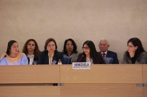 Delcy Rodríguez en la ONU